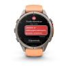 mini: Garmin Fenix 9 Pro inReach - 43mm Tytanowy z silikonowym paskiem w kolorze Shell Pink / Autumn Orange [010-04335-01] (7)