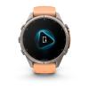 mini: Garmin Fenix 9 Pro inReach - 43mm Tytanowy z silikonowym paskiem w kolorze Shell Pink / Autumn Orange [010-04335-01] (9)