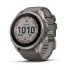 mini: Garmin Fenix 9 Pro SOLAR inReach - 51mm Tytanowy z silikonowym paskiem w kolorze Pebble Gray [010-04339-01] (1)