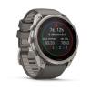 mini: Garmin Fenix 9 Pro SOLAR inReach - 51mm Tytanowy z silikonowym paskiem w kolorze Pebble Gray [010-04339-01] (3)