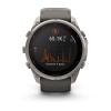 mini: Garmin Fenix 9 Pro SOLAR inReach - 51mm Tytanowy z silikonowym paskiem w kolorze Pebble Gray [010-04339-01] (4)