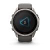 mini: Garmin Fenix 9 Pro SOLAR inReach - 51mm Tytanowy z silikonowym paskiem w kolorze Pebble Gray [010-04339-01] (10)