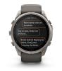 mini: Garmin Fenix 9 Pro SOLAR inReach - 51mm Tytanowy z silikonowym paskiem w kolorze Pebble Gray [010-04339-01] (14)