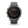 mini: Garmin Fenix 9 Pro SOLAR inReach - 47mm Tytanowy z silikonowym paskiem w kolorze Pebble Gray [010-04338-01] (3)