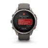mini: Garmin Fenix 9 Pro SOLAR inReach - 47mm Tytanowy z silikonowym paskiem w kolorze Pebble Gray [010-04338-01] (6)