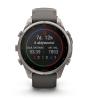 mini: Garmin Fenix 9 Pro SOLAR inReach - 47mm Tytanowy z silikonowym paskiem w kolorze Pebble Gray [010-04338-01] (10)