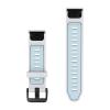 mini: Garmin Pasek Fenix 9 (43mm) (Biały Whitestone / Ice Blue) - QuickFit 20 mm, silikonowy, Oryginalny Garmin [010-14506-00] (2)