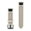 mini: Garmin Pasek Fenix 9 (43mm) (Szary Cream / French Gray) - QuickFit 20 mm, silikonowy, Oryginalny Garmin [010-14506-04] (2)