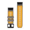 mini: Garmin Pasek Fenix 9 (51mm) (Popielaty Silver Gray / Yellow Flare) - QuickFit 26 mm, silikonowy, Oryginalny Garmin [010-14508-02] (2)