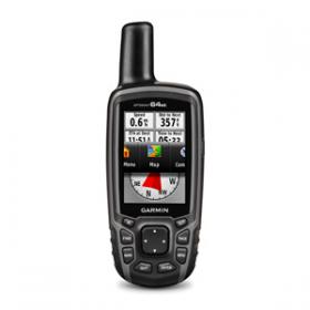 Garmin GPSMAP 64st  ręczna nawigacja GPS o dużej wytrzymałości, z komapsem, barometrem, kolorowym ekranem, mapami Europy i anteną wysokiej czułości [0100119921]