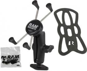 RAM Mounts RAMB102UN10U uniwersalny uchwyt XGrip IV do dużych smartfonów z głowicą obrotową montowany do płaskiej powierzchni