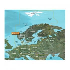 Garmin Mapa morska BlueChart g3 Vision Nothern Europe VEU721L [010C115500]