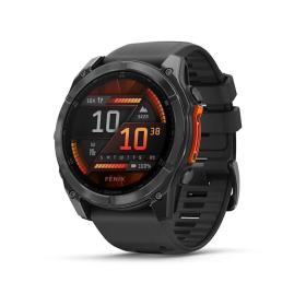 Garmin Fenix 8  51mm, ekran AMOLED, Standard, Slate grey z paskiem czarnym [0100290500]