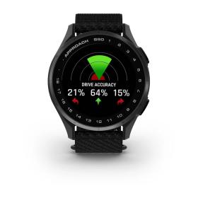 Garmin Approach S50 czarny z nylonowym paskiem ComfortFit [0100301000]