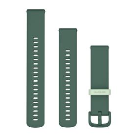 Garmin Silikonowy pasek 20 mm Quick Release Forerunner 55, 245, 645 / Vivomove HR, 3, Luxe, Style / Venu / Vivoactive 3, 5  Zielony Jasper Green [0101293266]