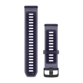 Garmin Paski silikonowe 22 mm Quick Release Vivoactive 4 / Venu 2, 3 / Forerunner 255, 265  półprzezroczysty Indygo [01011251AV]