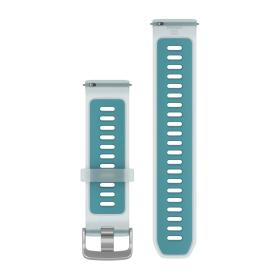 Garmin Paski silikonowe 22 mm Quick Release Vivoactive 4 / Venu 2, 3 / Forerunner 255, 265  półprzezroczysty Whitestone/Turquoise [01011251AU]