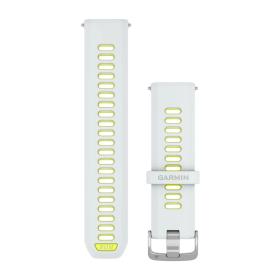 Garmin Pasek Forerunner 970  półprzezroczysty Whitestone/Amp yellow, 22 mm, silikonowy, Oryginalny Garmin [01011251AN]