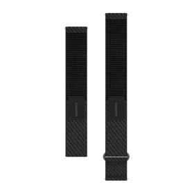 Garmin Nylonowy Sportowy pasek ComfortFit 20 mm Quick Release Forerunner 55, 245, 645 / Vivomove HR, 3, Luxe, Style / Venu / Vivoactive 3, 5  czarny [0101344000]