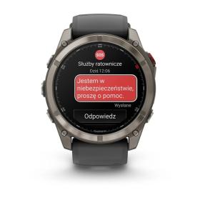 Garmin Fenix 8 PRO 51mm Srebrny Sapphire Tytanowy AMOLED [0100319911]