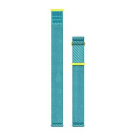 Garmin Materiałowy Sportowy pasek ComfortFit o szerokości 22mm Quick Release  turkusowy Amp yellow/Turquoise [0101440007]