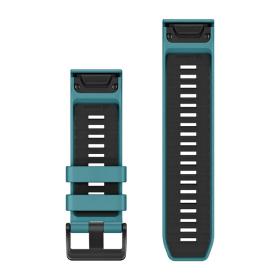 Obrazek 2 dla: Garmin Pasek Fenix 8 (51mm) (Turkusowy Zestaw nurkowy – 3 częściowy)  QuickFit 26 mm, silikonowy, Oryginalny Garmin [0101441202]