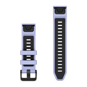 Obrazek 2 dla: Garmin Pasek Fenix 8 (43mm) (Blueberry jagodowy Zestaw nurkowy – 3 częściowy)  QuickFit 20 mm, silikonowy, Oryginalny Garmin [0101441000]