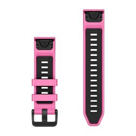 Obrazek 2 dla: Garmin Pasek Fenix 8 (43mm) (Pink aurora różowy Zestaw nurkowy – 3 częściowy)  QuickFit 20 mm, silikonowy, Oryginalny Garmin [0101440900]