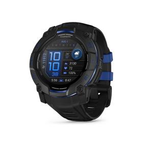Garmin Instinct 3 50mm AMOLED Black / Bolt blue [0100302003]