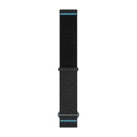 Obrazek dla: Garmin Nylonowy Sportowy pasek ComfortFit 20 mm Quick Release Forerunner 55, 245, 645 / Vivomove HR, 3, Luxe, Style / Venu / Vivoactive 3, 5  czarny Black/Azure [0101390000]
