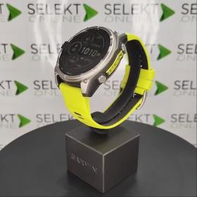 Obrazek 2 dla: Garmin Fenix 8  47mm, ekran MIP, Solar, Sapphire, Tytanowy z paskiem żółtym Amp yellow [0100290621]