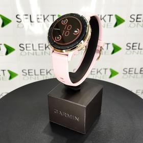 Obrazek 2 dla: Garmin Venu 3S Różowy Dust Rose z paskiem silikonowym i jasnozłoty Soft Gold bezel [0100278503]