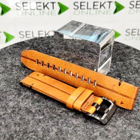 Obrazek 2 dla: Garmin Skórzany pasek Fenix 6 orzechowy  Quick Fit 22 mm, pasuje do Fenix 5, 5 Plus, Instinct, Forerunner 935 945, MARQ, Quatix 5 i 6, Oryginalny Garmin [0101286305]