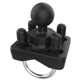 Obrazek 2 dla: RAM Mounts RAMB235U uchwyt kulą 1 cal na dwie śruby U do rurki lub kierownicy