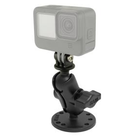 Obrazek dla: RAM Mounts RAMB138AGOP1U uchwyt montowany do płaskiej powierzchni do kamer GoPro HD HERO, HD HERO2, HERO3, HERO4, HD HERO 960