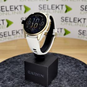 Obrazek 2 dla: Garmin Fenix 8  43mm, ekran AMOLED, Sapphire, Stal, Soft Gold z paskiem piaskowym Dark sandstone [0100290311]