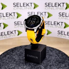 Obrazek 2 dla: Garmin Fenix 8  47mm, ekran AMOLED, Sapphire, Tytanowy z paskiem pomarańczowym Spark orange [0100290411]
