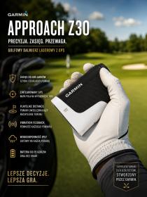 Obrazek 2 dla: Garmin Approach Z30 Golfowy dalmierz laserowy z GPS [0100295000]