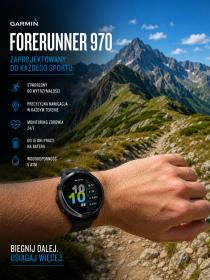 Obrazek 2 dla: Garmin Forerunner 970 Czarny Carbon Grey (DLC) [0100296910]