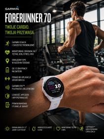Obrazek 2 dla: Garmin Forerunner 70 Whitestone biały [0100430701]