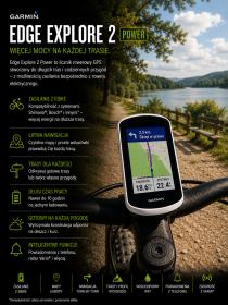 Obrazek 2 dla: Garmin Edge Explore 2 Power ze złączem uchwytu zasilanego [0100270311]
