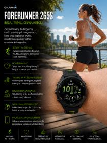 Obrazek 2 dla: Garmin Forerunner 265s Czarny [0100281013]