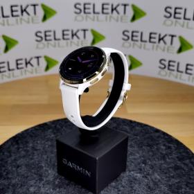Obrazek 2 dla: Garmin Venu 3S Kremowy Ivory z paskiem silikonowym i jasnozłoty Soft Gold bezel [0100278504]