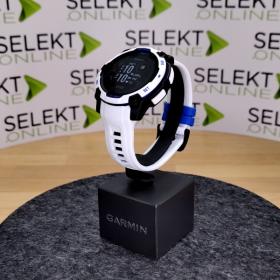 Obrazek 2 dla: Garmin Instinct 3 45mm Solar Whitestone / Bolt blue [0100293403]