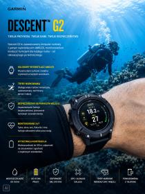 Obrazek 2 dla: Garmin Descent G2 Czarny [0100298600]