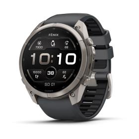 Obrazek dla: Garmin Fenix 9 Pro  51mm Tytanowy z silikonowym paskiem w kolorze Graphite / Black [0100433726]