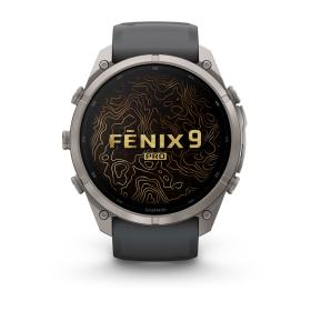 Obrazek 2 dla: Garmin Fenix 9 Pro  51mm Tytanowy z silikonowym paskiem w kolorze Graphite / Black [0100433726]