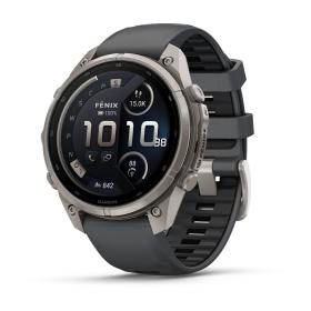 Obrazek dla: Garmin Fenix 9 Pro inReach  47mm Tytanowy z silikonowym paskiem w kolorze Graphite / Black [0100433621]