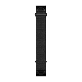 Obrazek 2 dla: Garmin Pasek Fenix 9 (43mm) (Czarny)  QuickFit 20 mm, Długi, materiałowy ComfortFit, Oryginalny Garmin [0101450614]