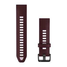 Obrazek dla: Garmin Pasek Fenix 9 (43mm) (Fioletowy Dark Cherry / Dust Rose)  QuickFit 20 mm, silikonowy, Oryginalny Garmin [0101450602]